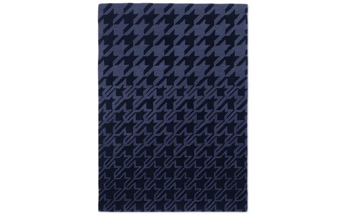 Houndstooth blue