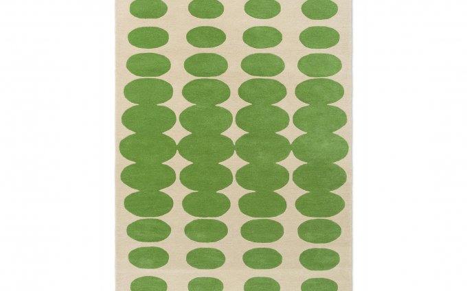 Optical Oval green/cream