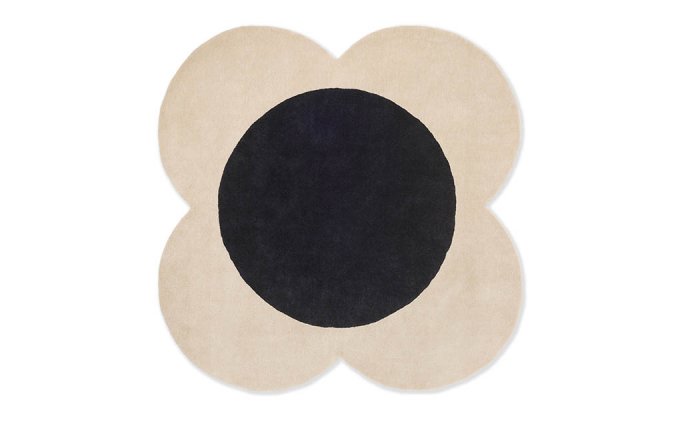 Flower Spot ecru/black