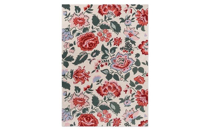 Wendling Floral poppy red