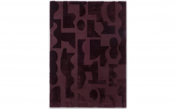 Mural Modest Burgundy 121100 | Forest 121117 | Cement 121114